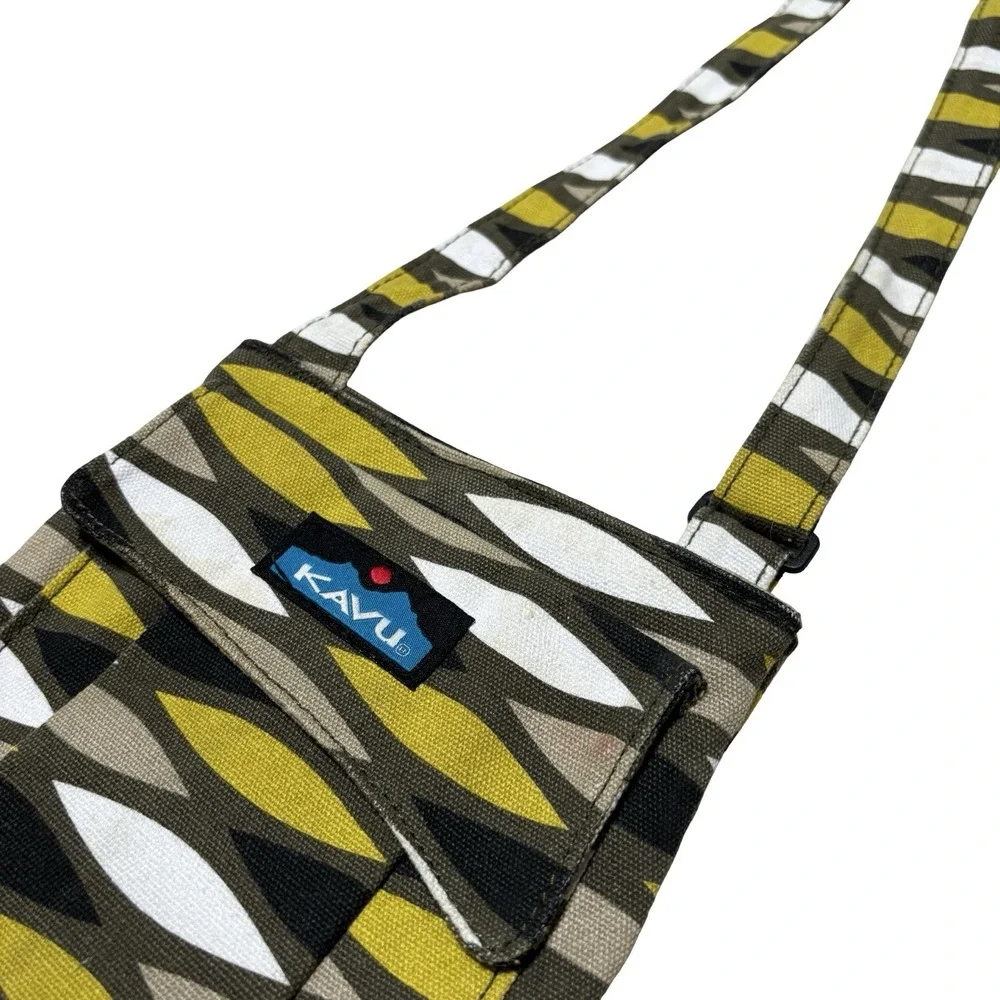 KAVU Keeper Crossbody Bag Keeper Sling Canvas Patterned